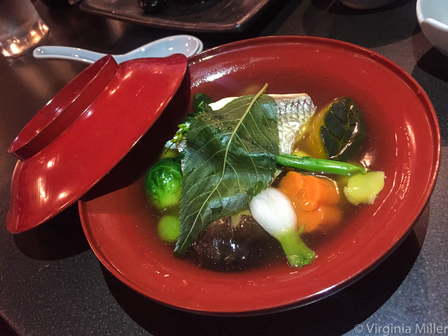 Kappou Gomi cooked fish and vegetables in dashi broth special