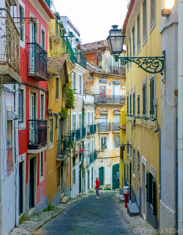 Iconic & unforgettable... just a random Lisbon street I wandered down to near the river