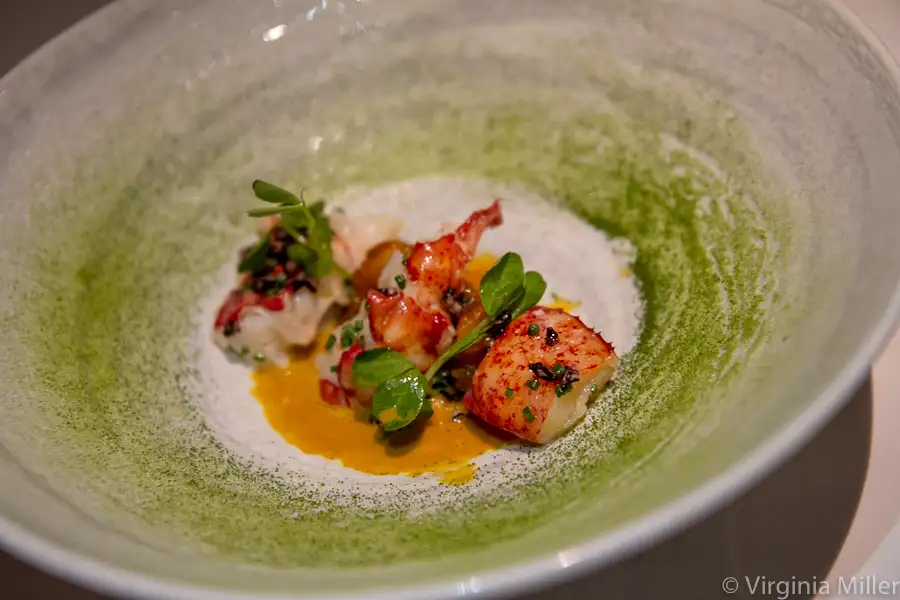 Campton Place lobster in coastal curry