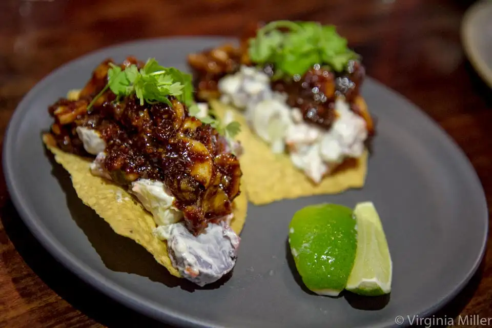 Mezcalito's octopus tostadas