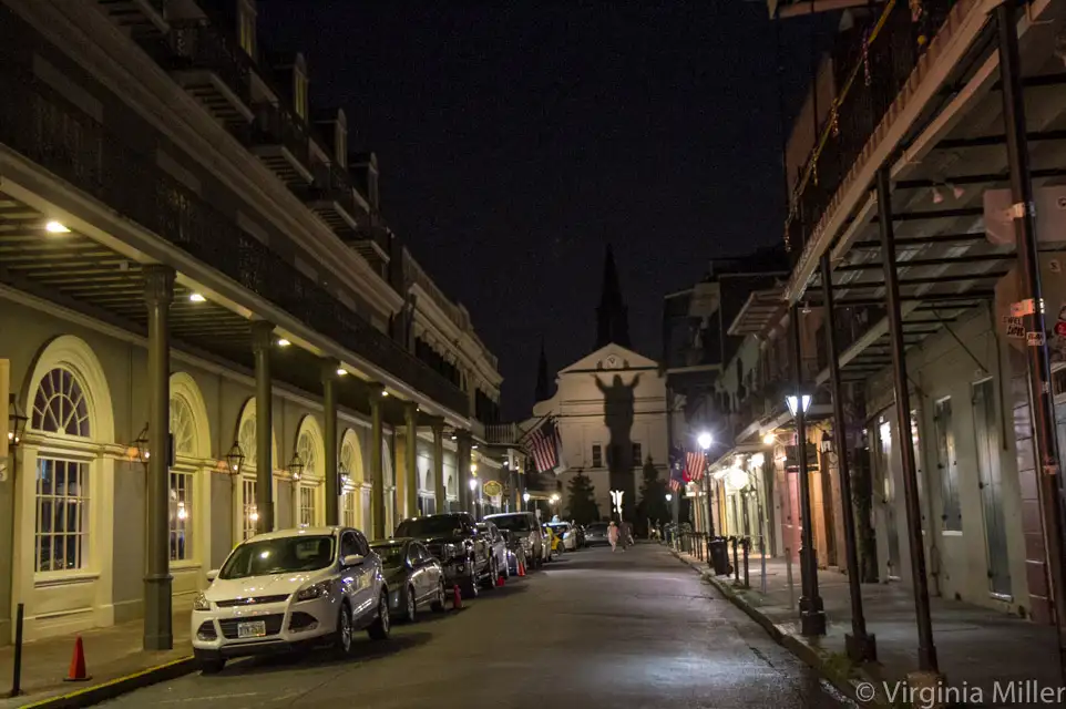 French Quarter at night