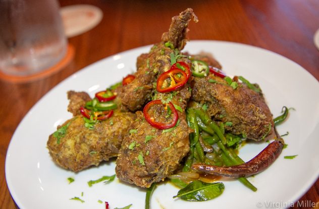 The Keystone Thai-style chicken wings