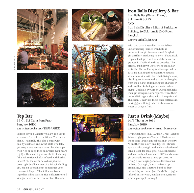 Gin Magazine — Bangkok’s Top 10 Bars – The Perfect Spot